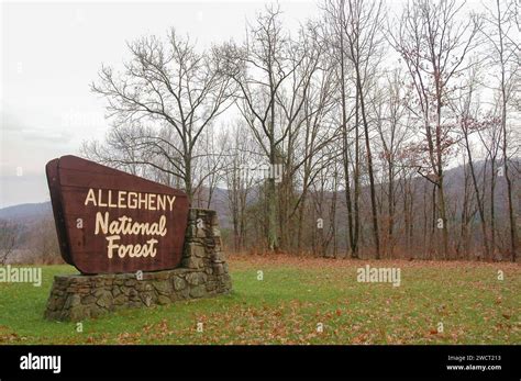 Welcome To Allegheny National Forest Hi Res Stock Photography And