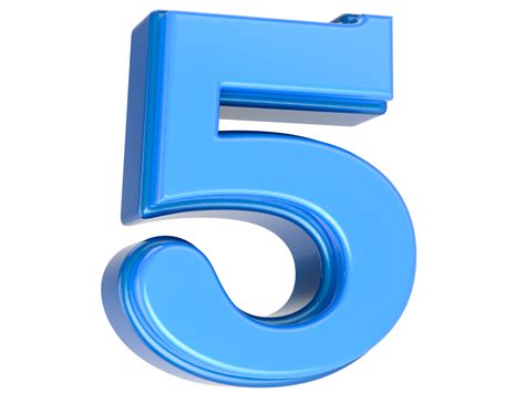 blue number   rendering  png