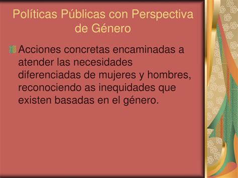 Ppt PolÍticas PÚblicas Con Perspectiva De GÉnero Powerpoint Presentation Id4592504