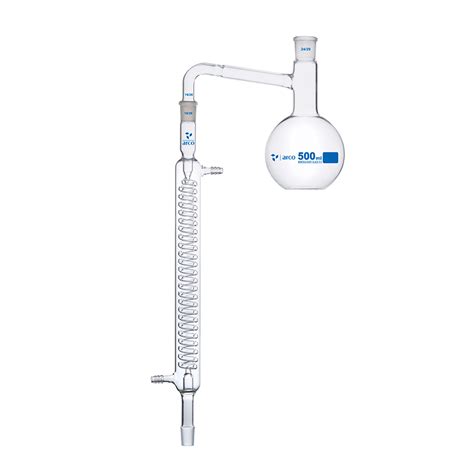 Distilling Apparatus With Graham Condenser Interchangeable Joint