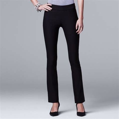 Women's Simply Vera Vera Wang Pull-On Bootcut Pants (59 NZD) liked on ...