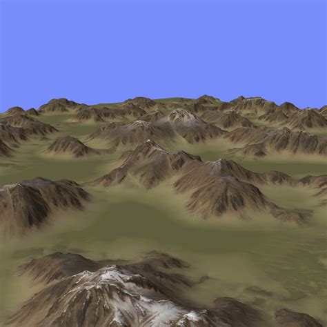 3d Model Of Heightmap