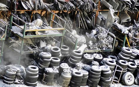 car recycling process    work shrink  footprint