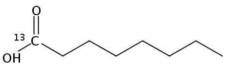 Octanoic Acid 1 13C CAS 59669 16 8 Larodan Research Grade Lipids