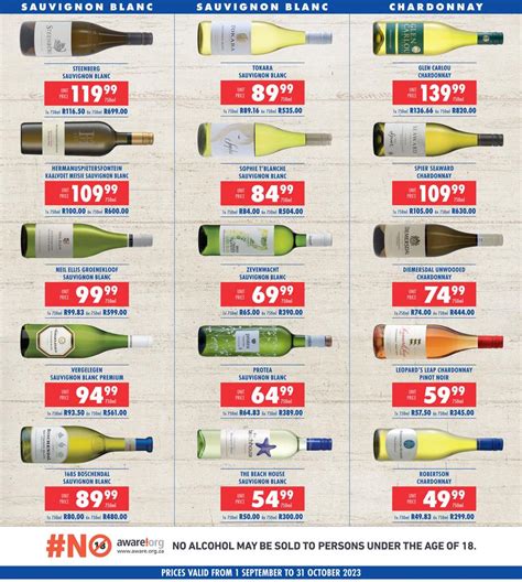 Ultra Liquors Wine Deals 01 September 31 October 2023 M Guzzle