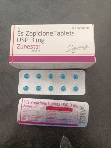 Eszopiclone Tablets Usp 3 Mg For Clinical At Rs 80 Stripe In Nagpur Id 2853345061948