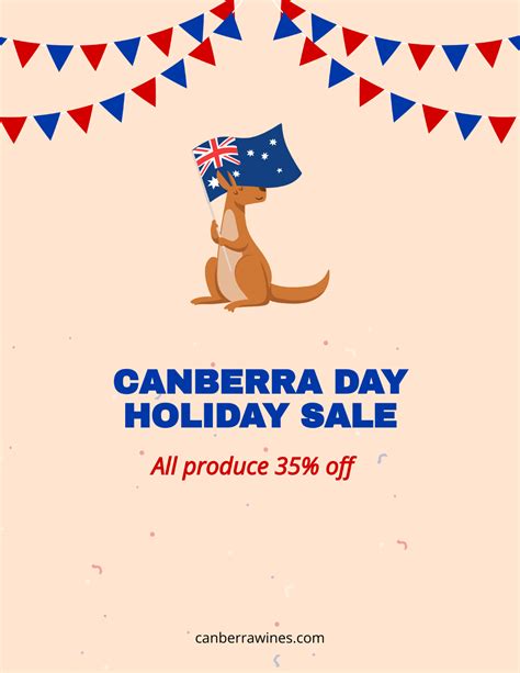 Free Canberra Day Flyer Background Template Edit Online And Download