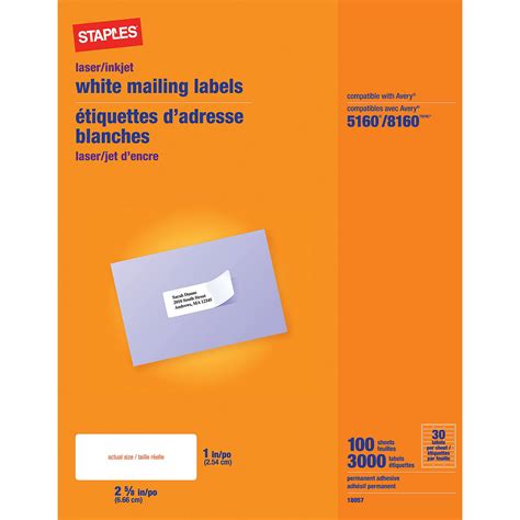 Staples Labels Templates - Printable Word Searches