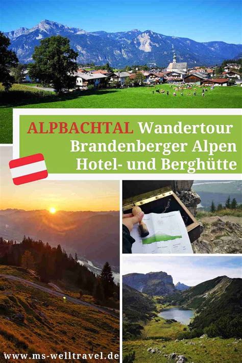 Mehrtageswanderung Im Alpbachtal 4 Tage Brandenberger Alpen