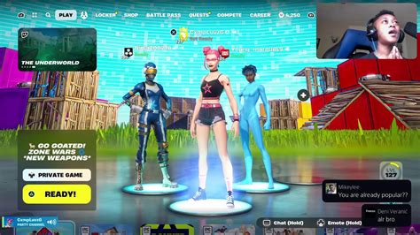 Live 🔴grinding Fortnite With My Cousins Including Slime Vr Youtube