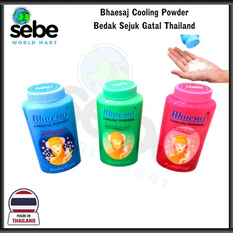 Bhaesaj Cooling Powder 50g Bedak Sejuk Gatal Original Thailand Shopee Malaysia