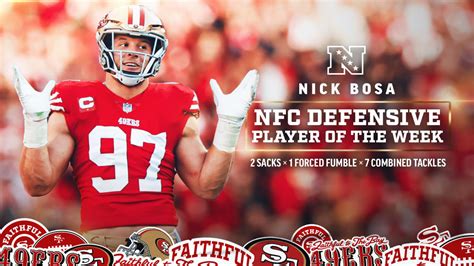 Nick Bosa Wins NFC Defensive Player of the Week