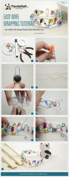 Diy Tutorial How To Make A Wire Wrapped Jewelry Bangle Bracelet With