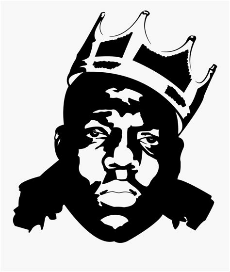 Biggie Smalls Crown Stencil , Free Transparent Clipart - ClipartKey