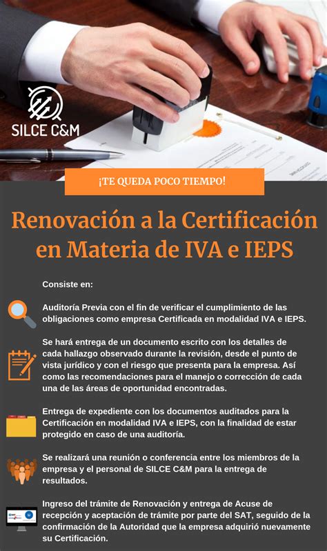 Renovaci N A Certificaci N En Materia De Iva E Ieps Silce C M