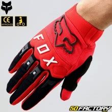 Gants cross Fox Racing Dirtpaw turquoises Équipement pilote