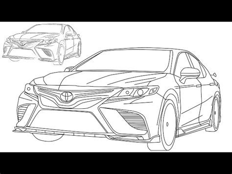 Toyota Camry Coloring Pages