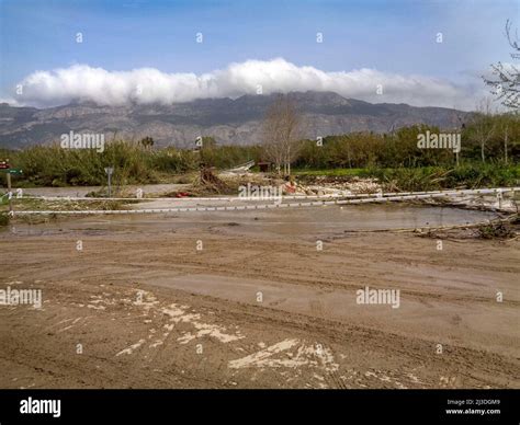 ¿calentamiento Global Secuelas De Las Inundaciones A Lo Largo Del Río Algar En Altea Costa