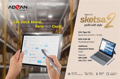 Advan Luncurkan Tablet Sketsa 2 Lengkap Dengan Keyboard Case Dan Stylus