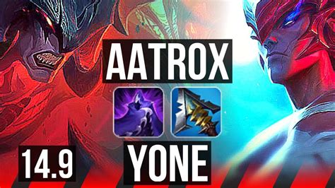 AATROX Vs YONE TOP 6 Solo Kills 700 Games Godlike EUW