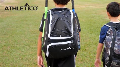 Athletico Baseball Bat Backpack Baseball T Ball Softball Youtube