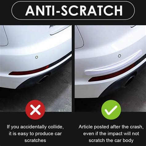 Buy 2pcs Car Bumper Protector Strip Guard Corner Protection Strips