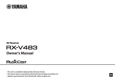 Yamaha Rx V483 Receiver User Manual Service Manual Download Schematics Eeprom Repair Info For