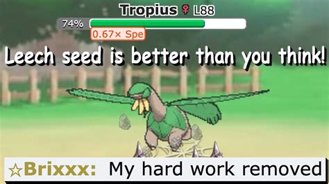 This Is Why Tropius Is Incredibly Valuable In Random Battles Youtube