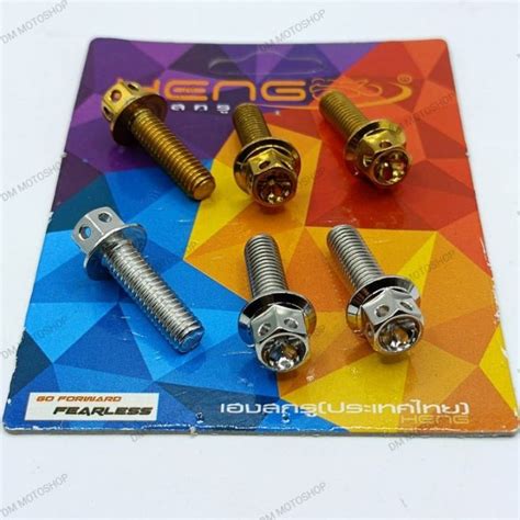 Cod 🇹🇭heng Gold Magneto Bolts For Yamaha Mio I125mio Souliset