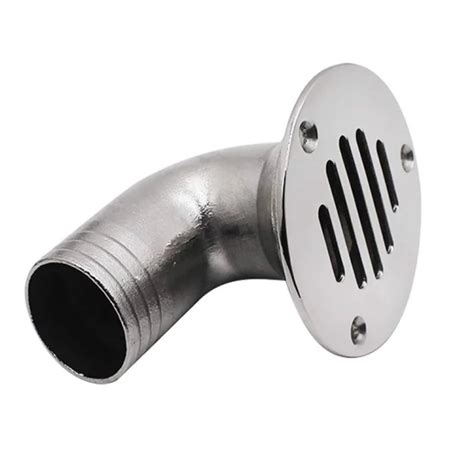 Boat Deck Drain 90 Degree Marine Boat Floor Deck Drain Scupper 316 Stainless Steel Plumbing