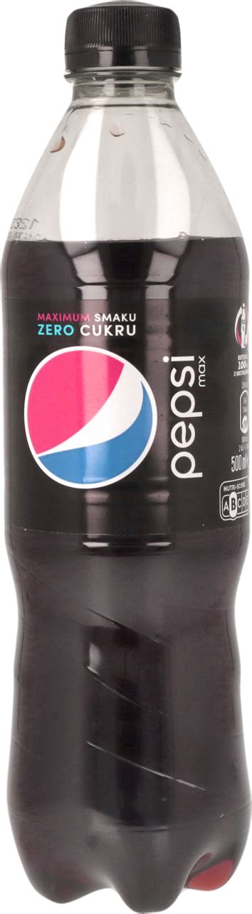 Pepsi Max Nap J Gazowany O Smaku Cola Bez Kalorii Ml