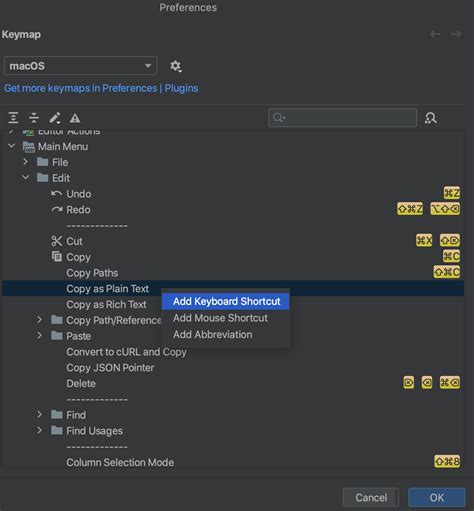 Configure Keyboard Shortcuts Webstorm Documentation