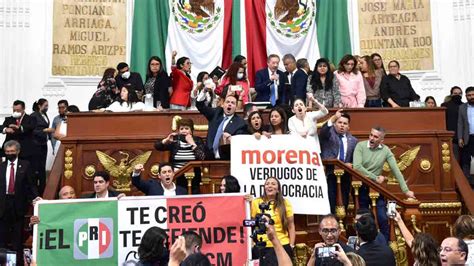 Morenistas Y Oposici N Se Enfrentan En Congreso De Cdmx Por Reforma A Iecm