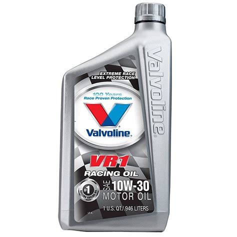 Valvoline 10w 30 Vr1 Racing Motor Oil 1qt Case Of 6 822388 6pk