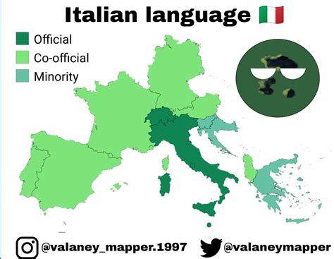 Italian Language Map