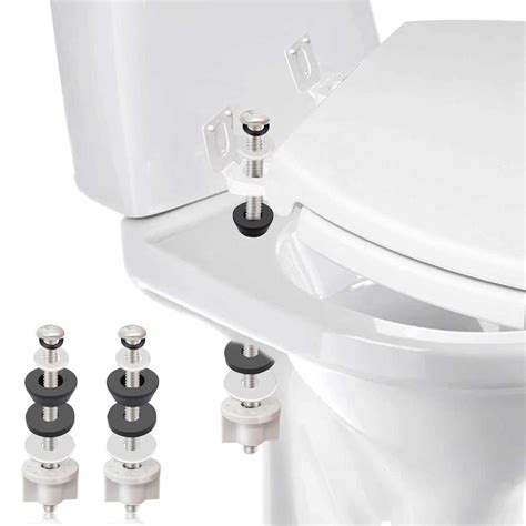 Universal Toilet Seat Hinge Bolts Waterproof Stainless And Rubber Nortelshop