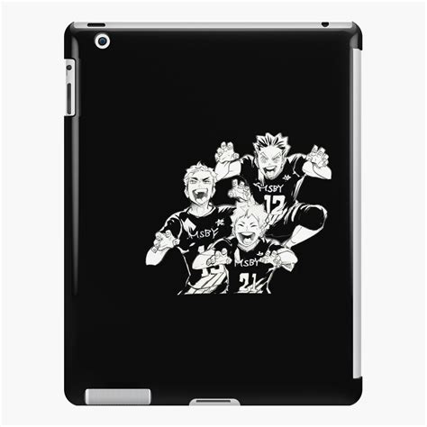 Haikyuu Timeskip Atsumu Hinata And Bokuto Sticker Ipad Case Skin By