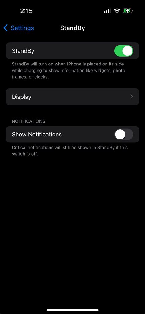 How to Disable Notifications While Your iPhone Is in StandBy Mode