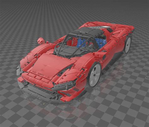 STL file LEGO Technic Ferrari Daytona SP3 42143 3D Model 🚗・3D print ...