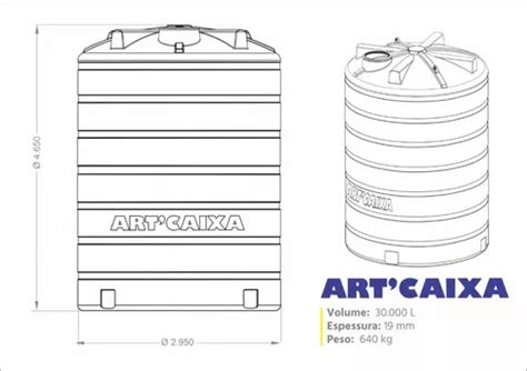 Caixa D Gua Tanque Artcaixa Litros Cor Azul Venda Em Ipu S O