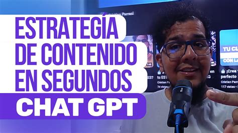 Como Crear Tu Estrategia De Contenidos Con Chat Gpt Tutorial Paso A