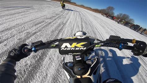 Gopro Dirt Bike On Ice Sneekermeer Youtube