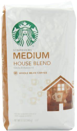 Starbucks House Blend Whole Bean Coffee 12 Ounce Pack Of 6 For 13 6211120604