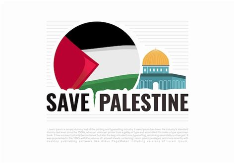 Premium Vector Save Palestine Free Palestine Flag Wallpaper Flyer