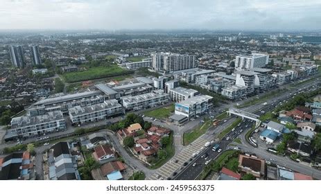 Kuching Malaysia May Aerial Stock Photo Shutterstock