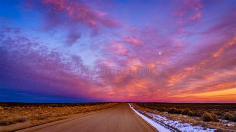 Sunset in New Mexico stock photo. Image of sunset, plant - 248872702