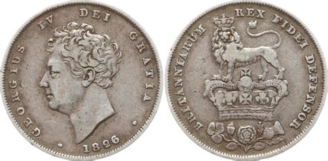 Großbritannien 1 Shilling 1826 George IV 1820 1830 Sehr schön