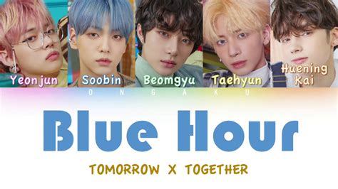 Txt 투모로우바이투게더 Blue Hour 5시 53분의 하늘에서 발견한 너와 나 Color Coded Han