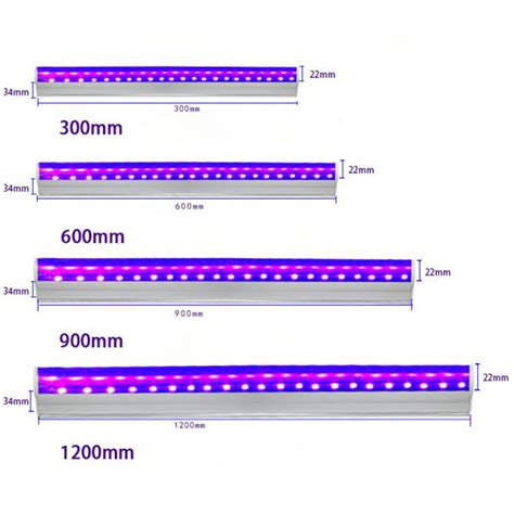 Newest Type Nm Nm Black Lighting T Uv Led Tube W Integrated T