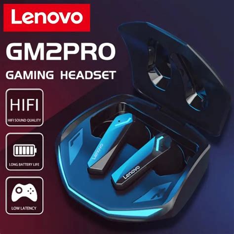 Lenovo Auriculares Inal Mbricos GM2 Pro Para Videojuegos Aud Fonos Con